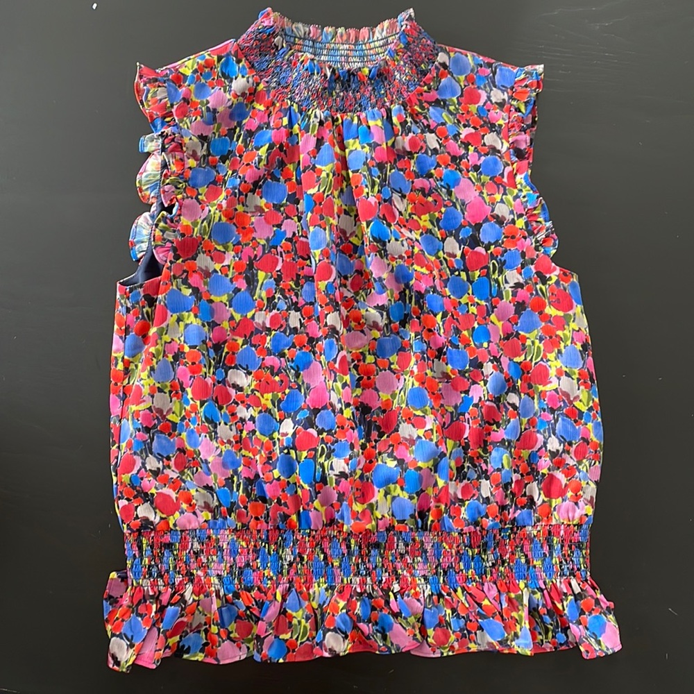 J. Crew Floral Sleeveless Top